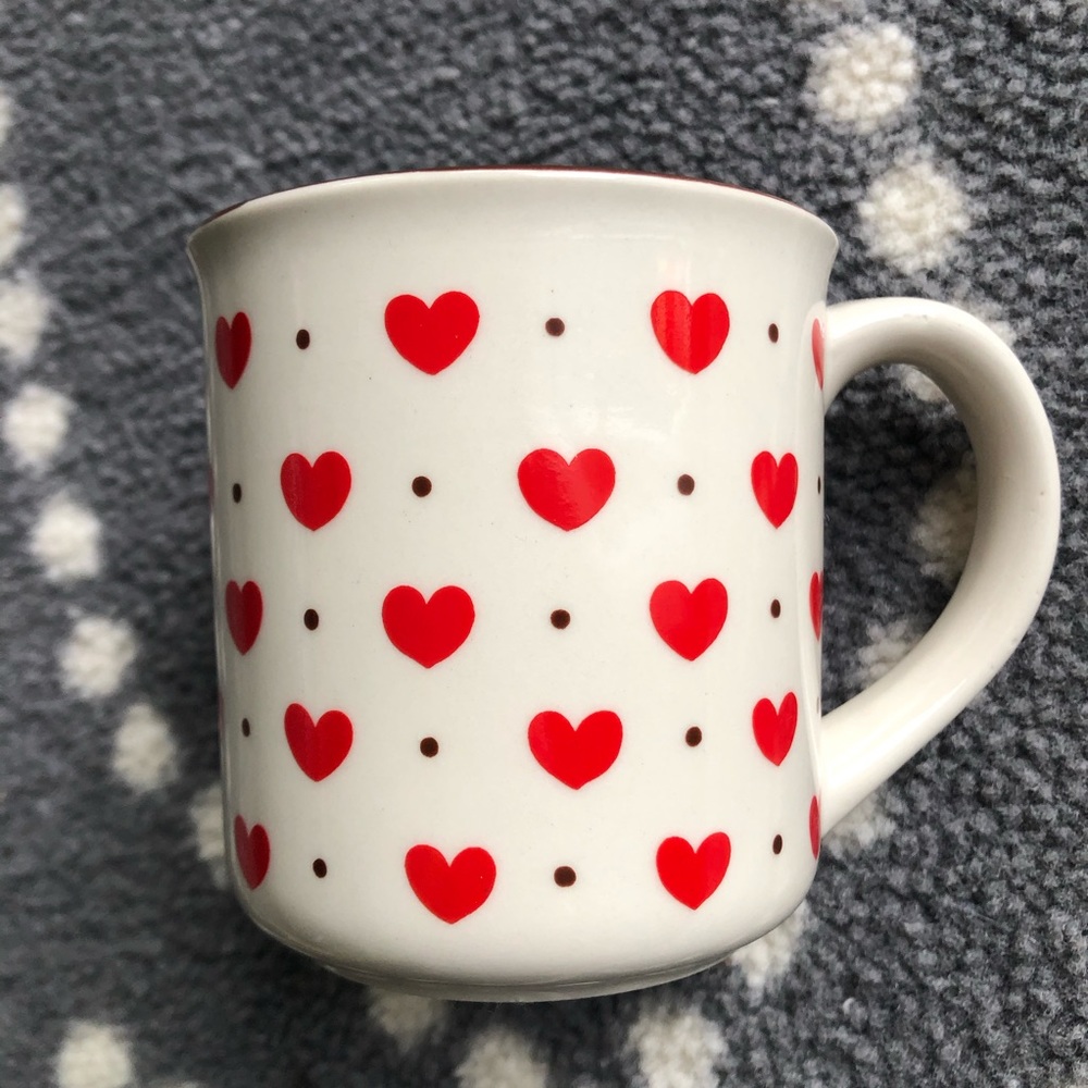 Retro Heart Coffee Mug